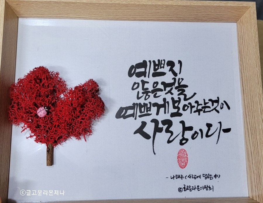 글라온캘리그라피 이미지
