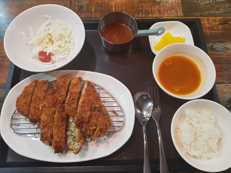 디오 파스타 돈까스 이미지