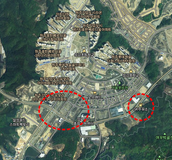 기업도시주유소 이미지