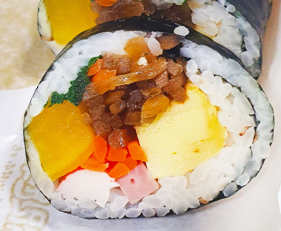 여기, 김밥 이미지