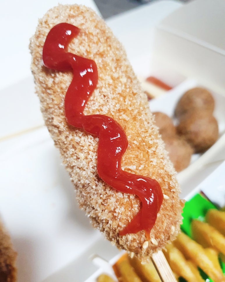 쌀똑핫도그 이미지