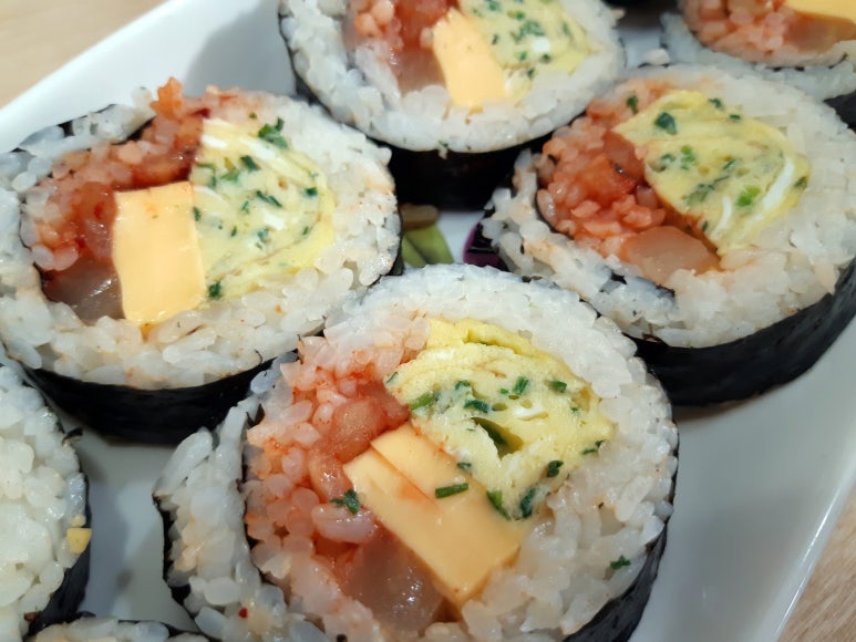 계란김밥 이미지
