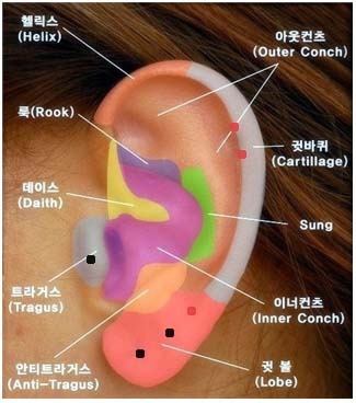 핑크피어싱 이미지