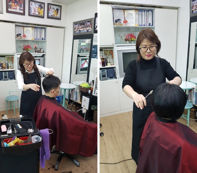 열린헤어샵 이미지