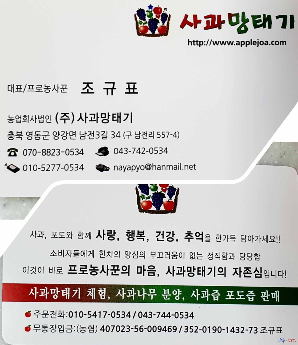 농업회사법인(주)사과망태기 이미지