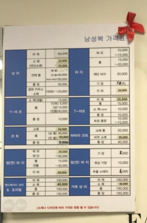명품의류수선실 이미지