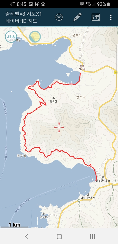 남파랑길 50코스 이미지