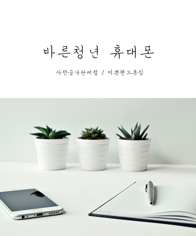 바른청년핸드폰 이미지