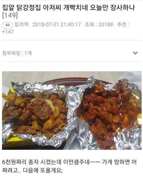 원닭강정 이미지