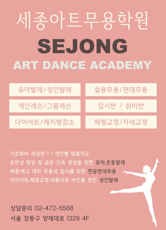세종아트무용학원 이미지
