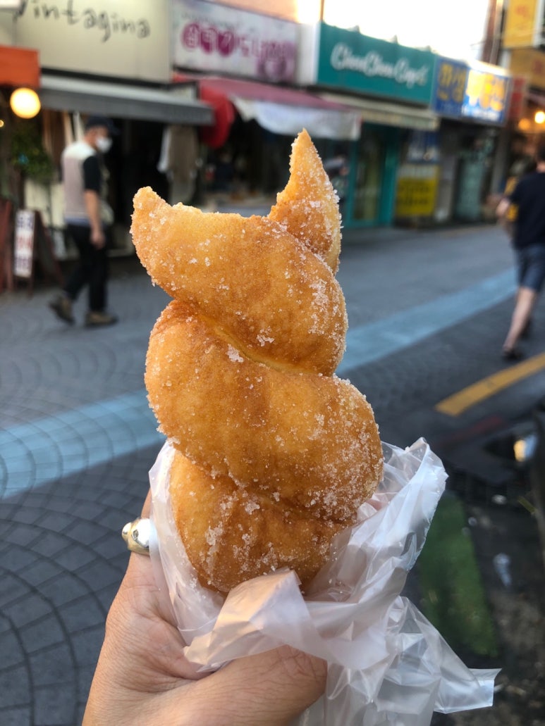 삼태기도너츠 이미지