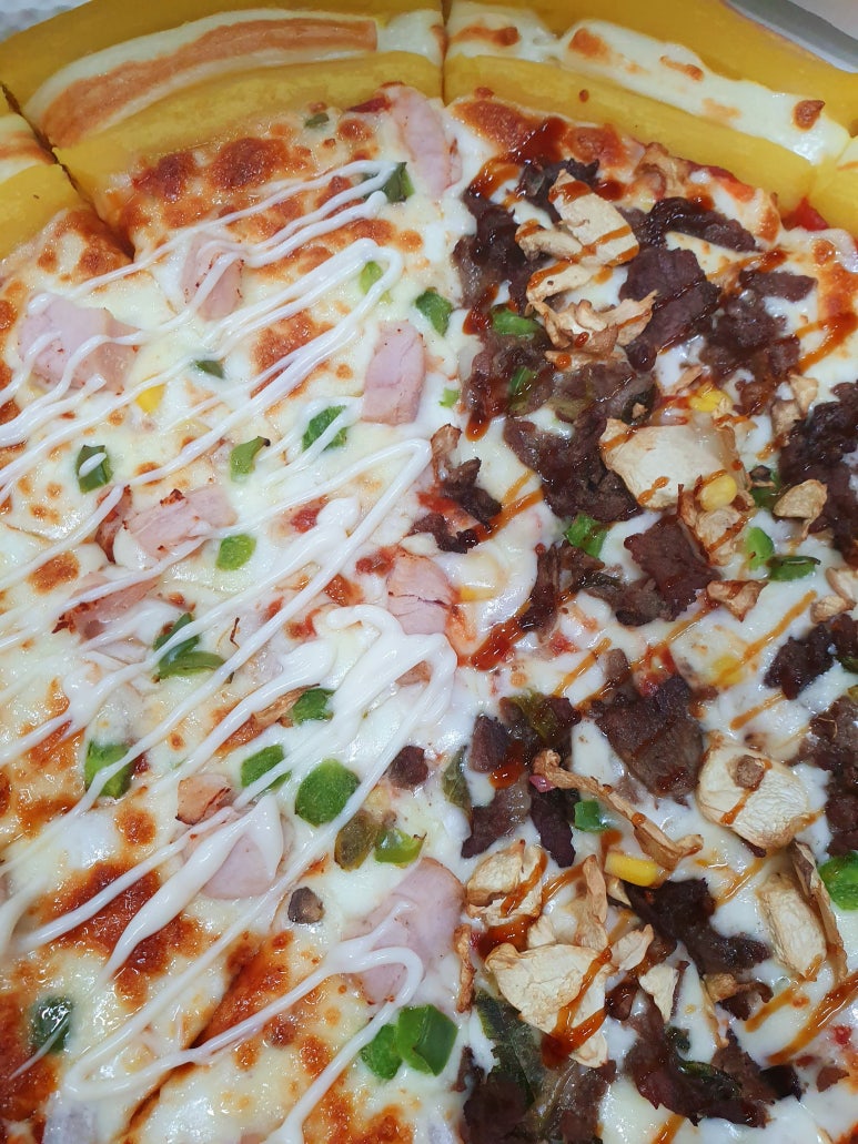 맥시칸통닭，피자 이미지