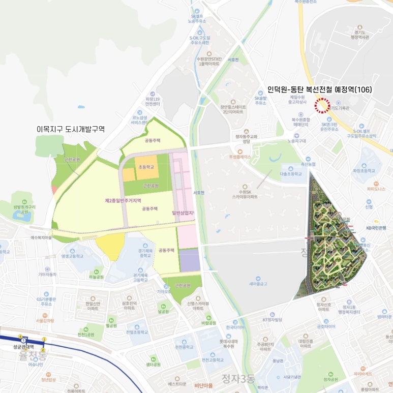 종전부동산 효행지구 도시개발사업 이미지