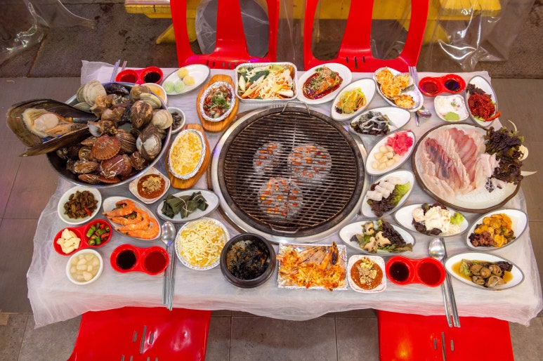 싱싱조개구이 이미지