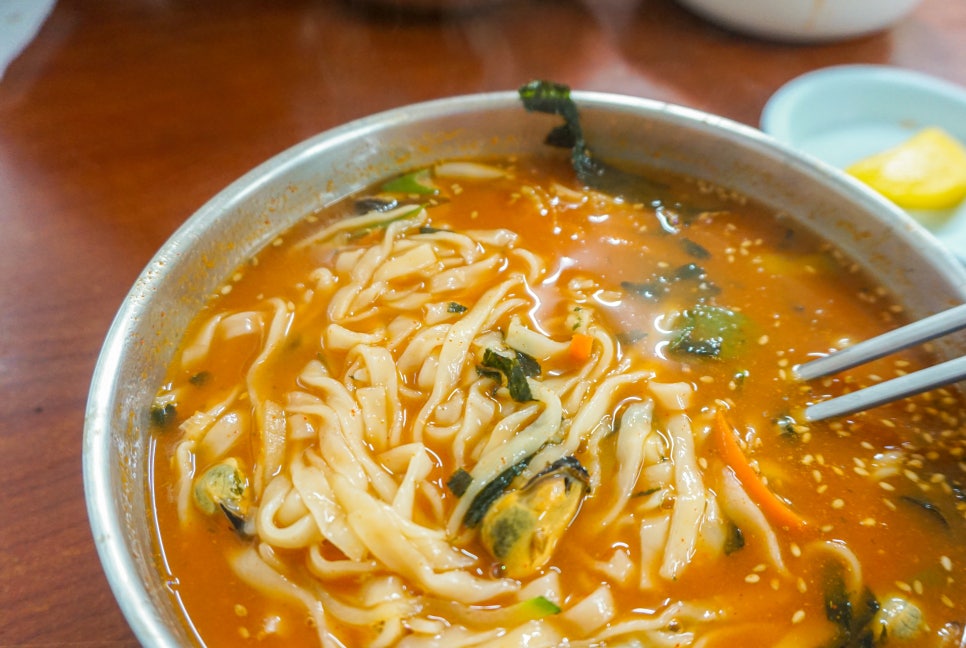 장칼국수 이미지