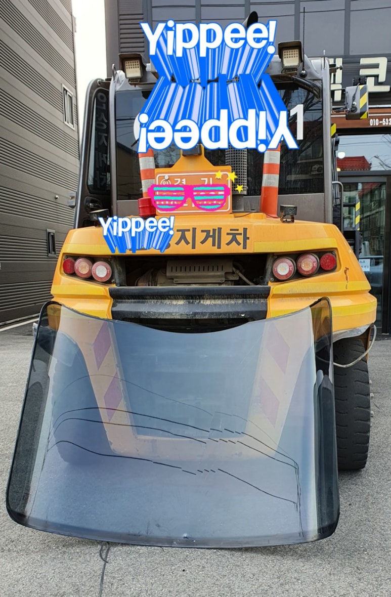 현대크레인，지게차 이미지