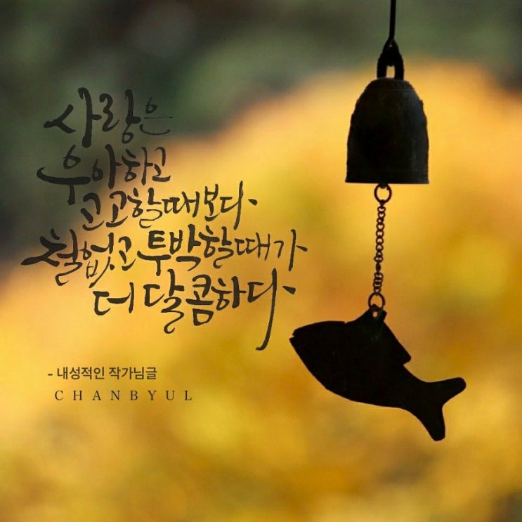 꽃붓캘리 이미지