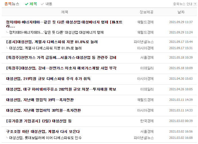 대유인터내셔널 이미지