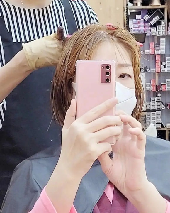 뉴크레용헤어 이미지