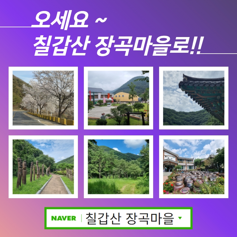 칠갑산장곡마을 이미지