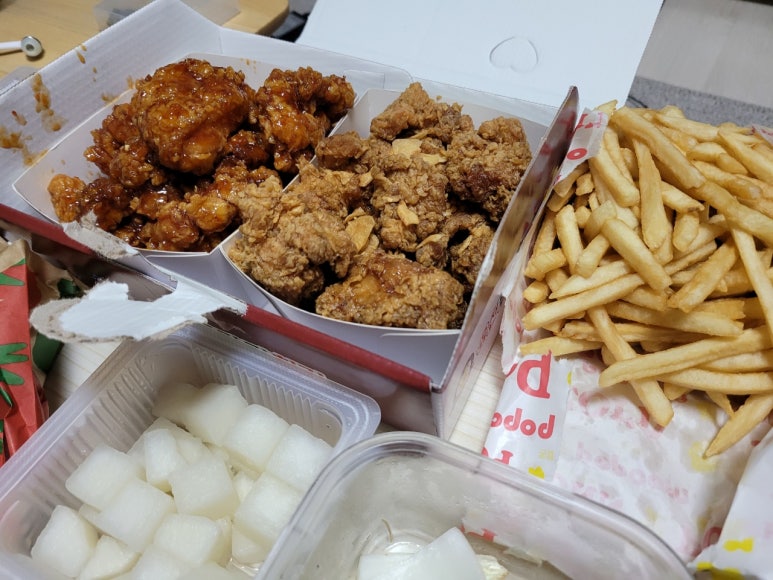 유선두마리치킨 이미지