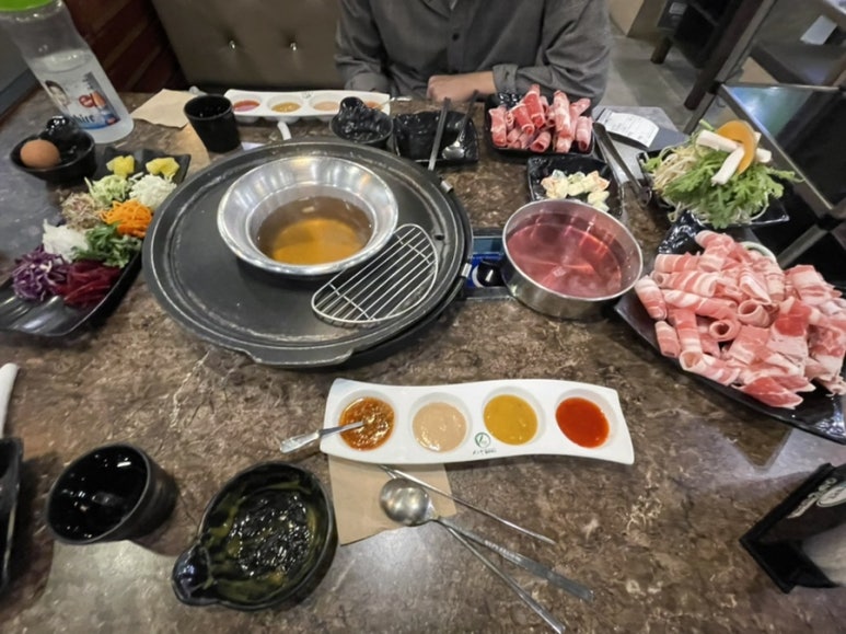 샤브쌈주머니 관저점 이미지