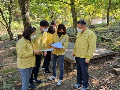 학가산우래자연휴양림 야영장 이미지