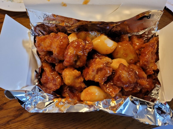 바삭통통 닭강정 이미지