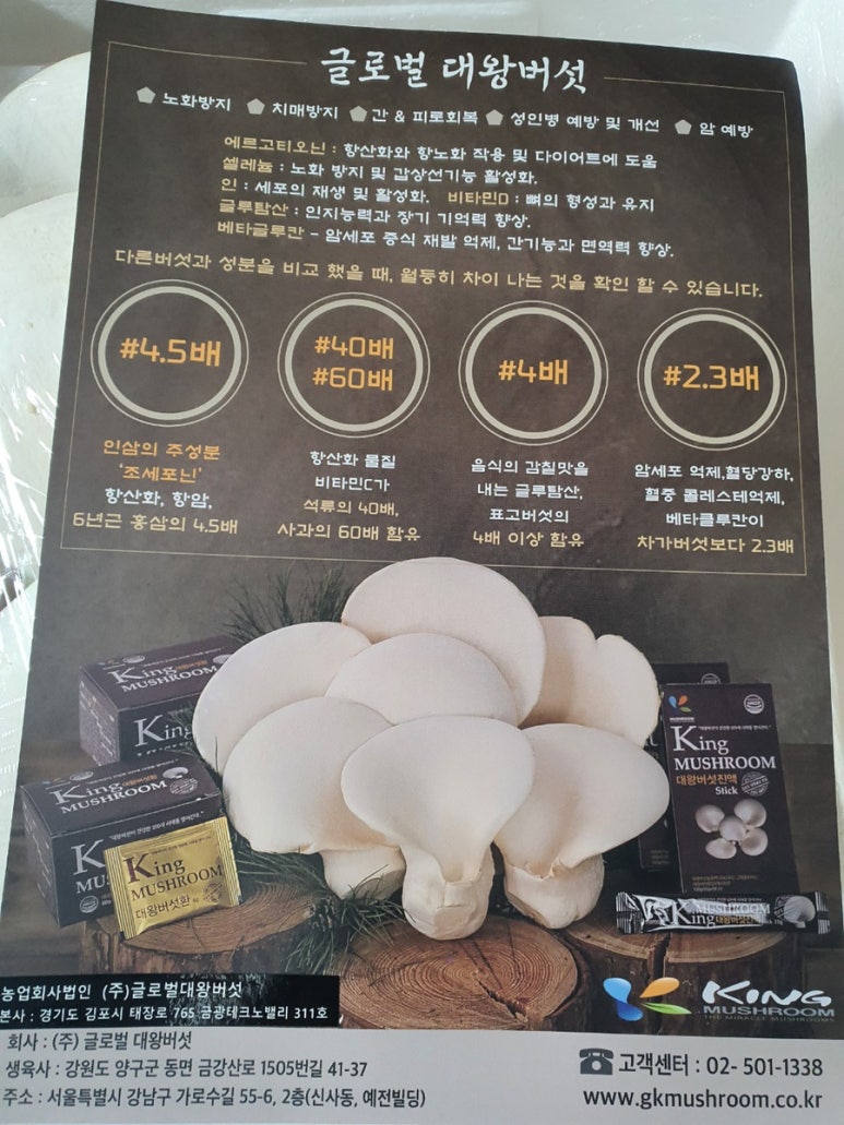 글로벌대왕버섯 이미지