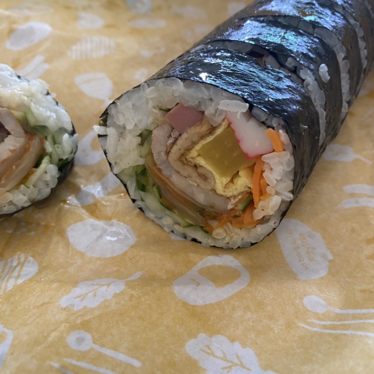 밥풀김밥&라면 이미지