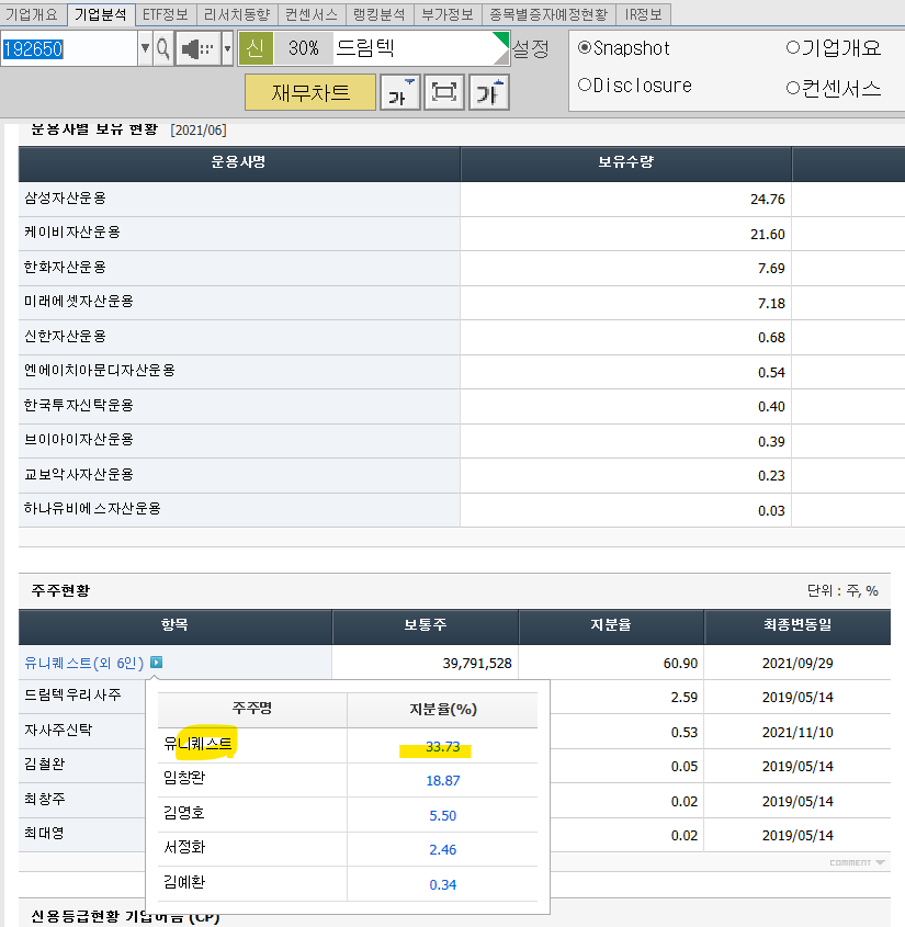 (주)드림텍 이미지