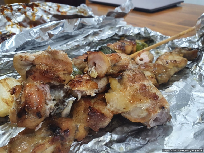 한방 수제 닭꼬치 이미지