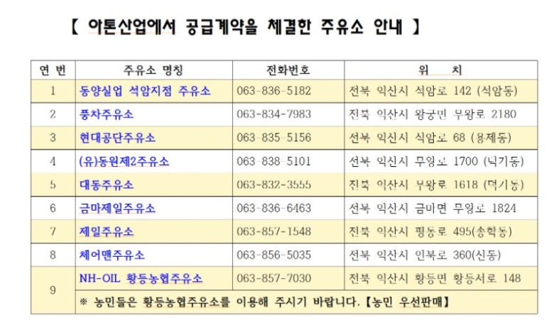 (유)익산주유소 이미지