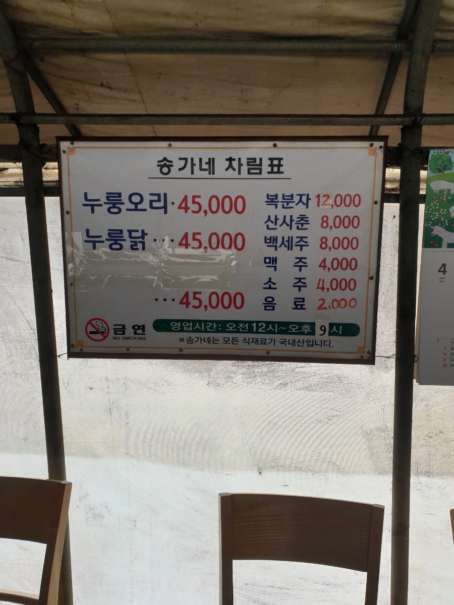 송가네 오리 이미지