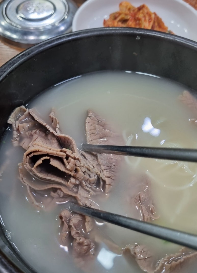 생활의달인 김영일 설농탕 이미지