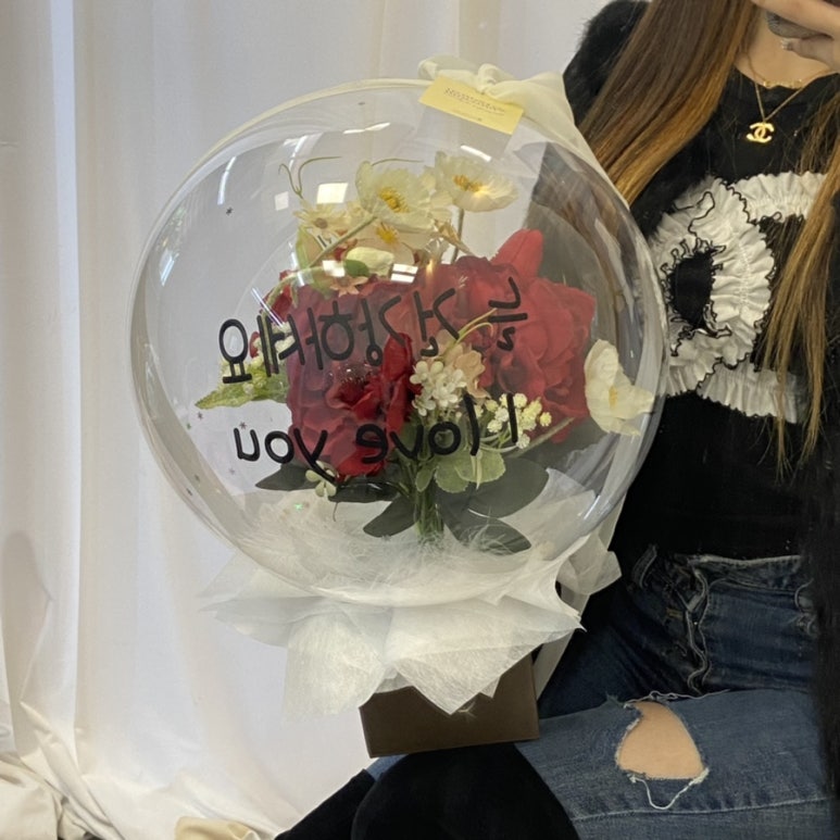 블로썸 플라워벌룬 이미지