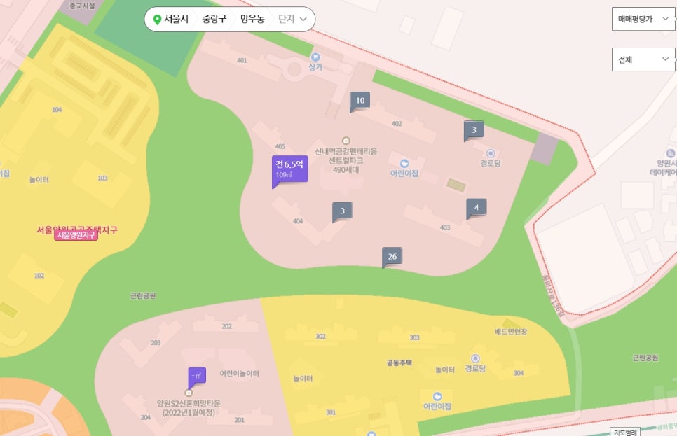 신내역 금강펜테리움 센트럴파크 이미지