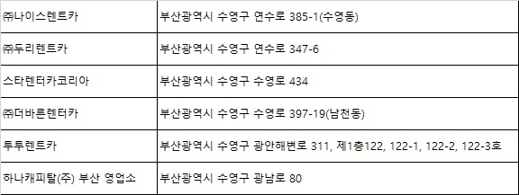 더바른렌터카 이미지