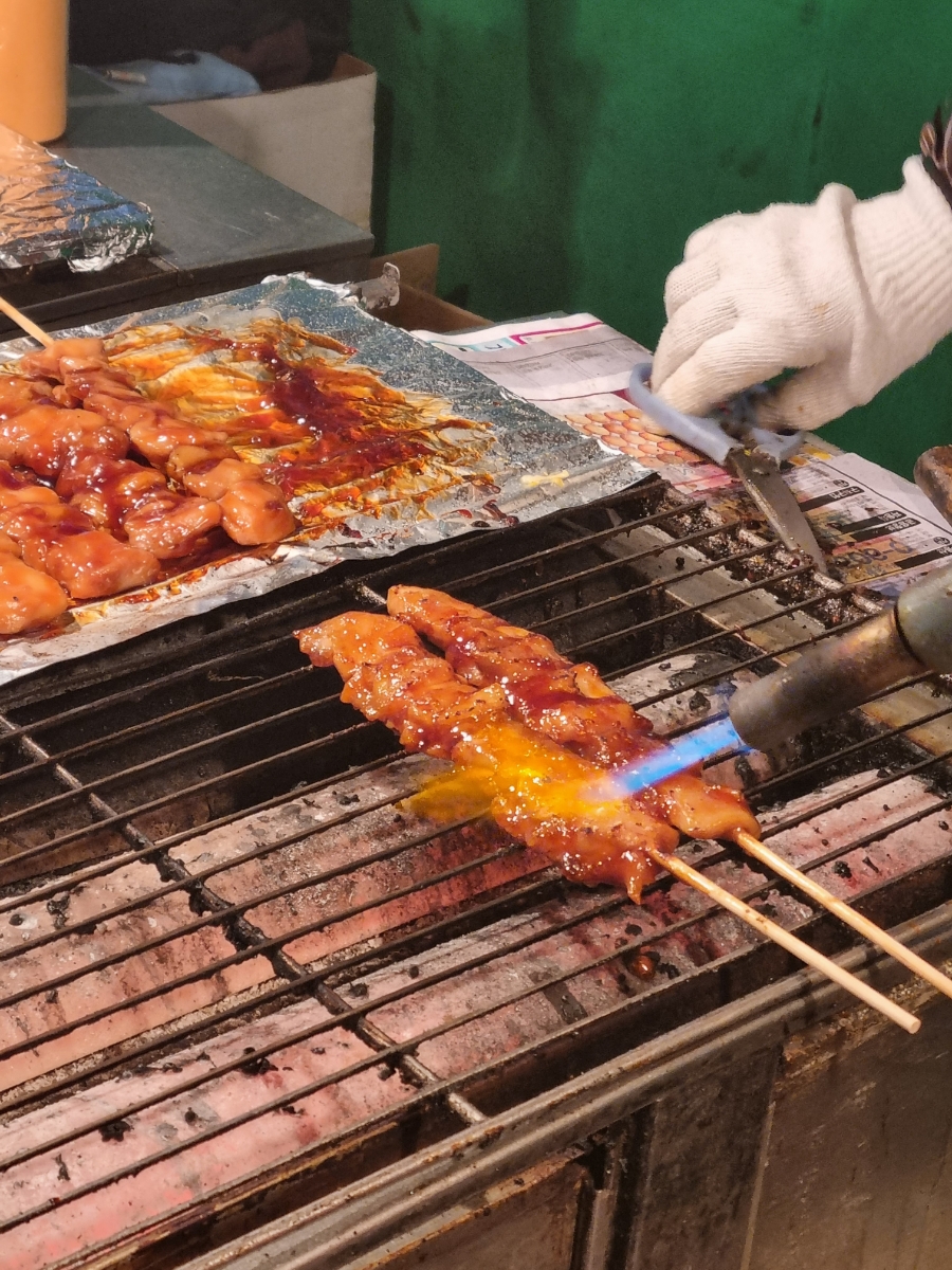 불타는닭꼬치 이미지