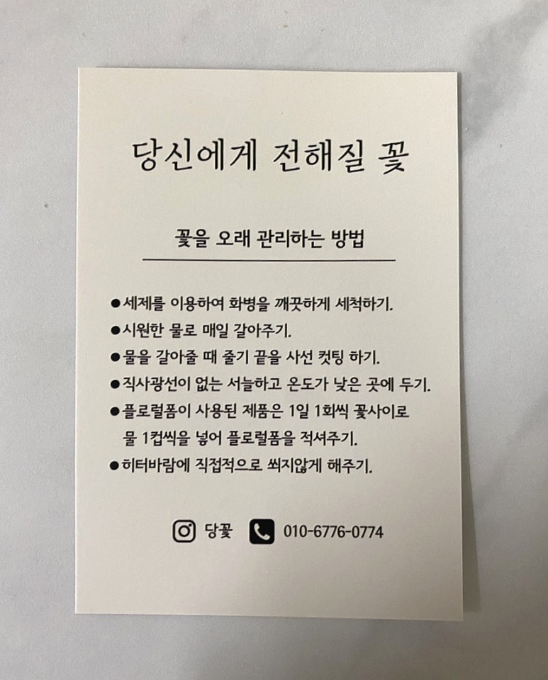 당신에게전해질꽃 이미지