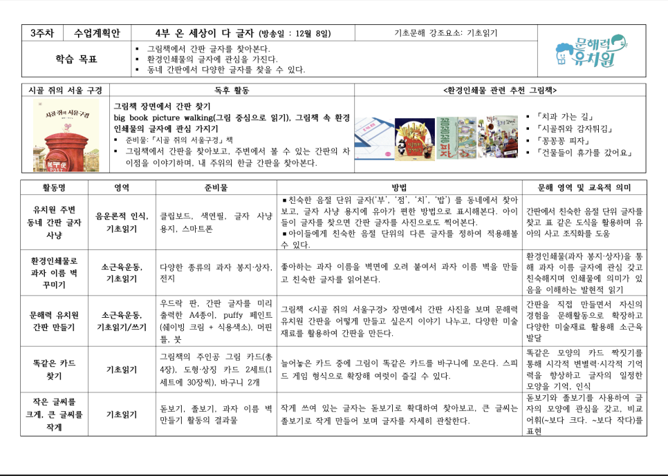 아이들세상유치원 이미지