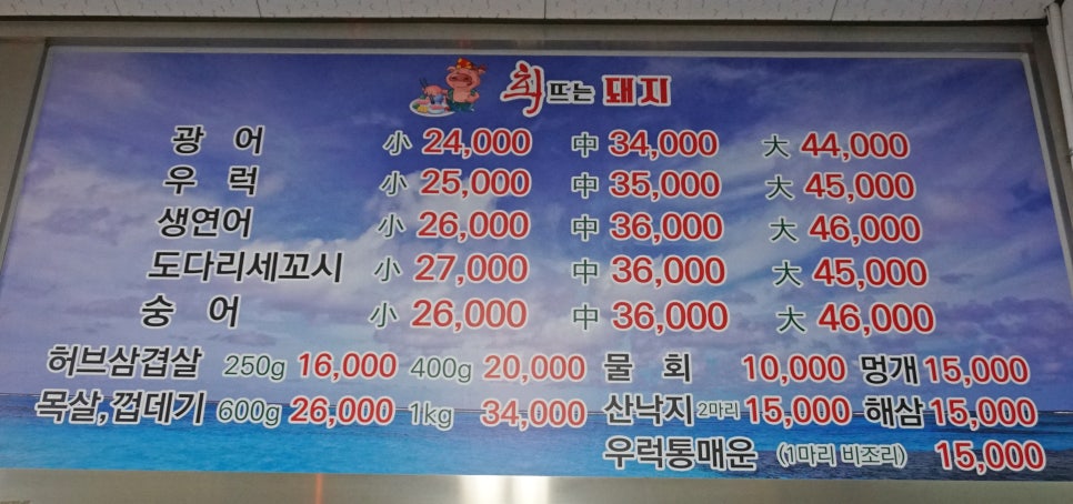 회뜨는돼지 이미지