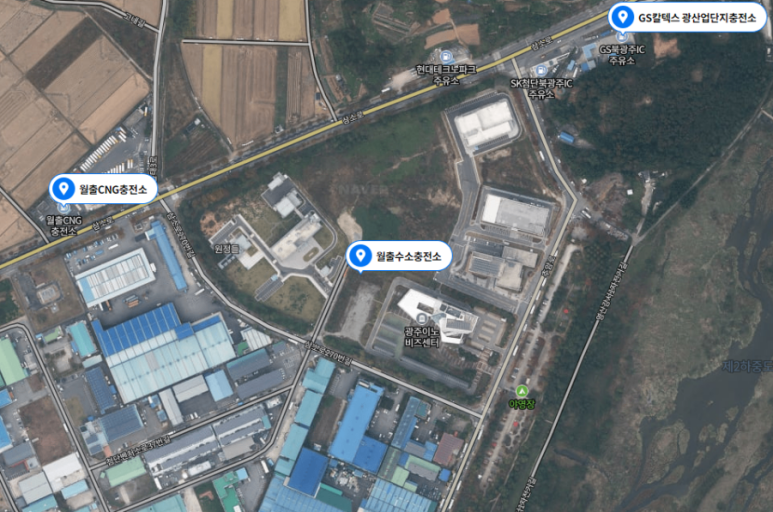 광주 진곡 수소충전소 이미지