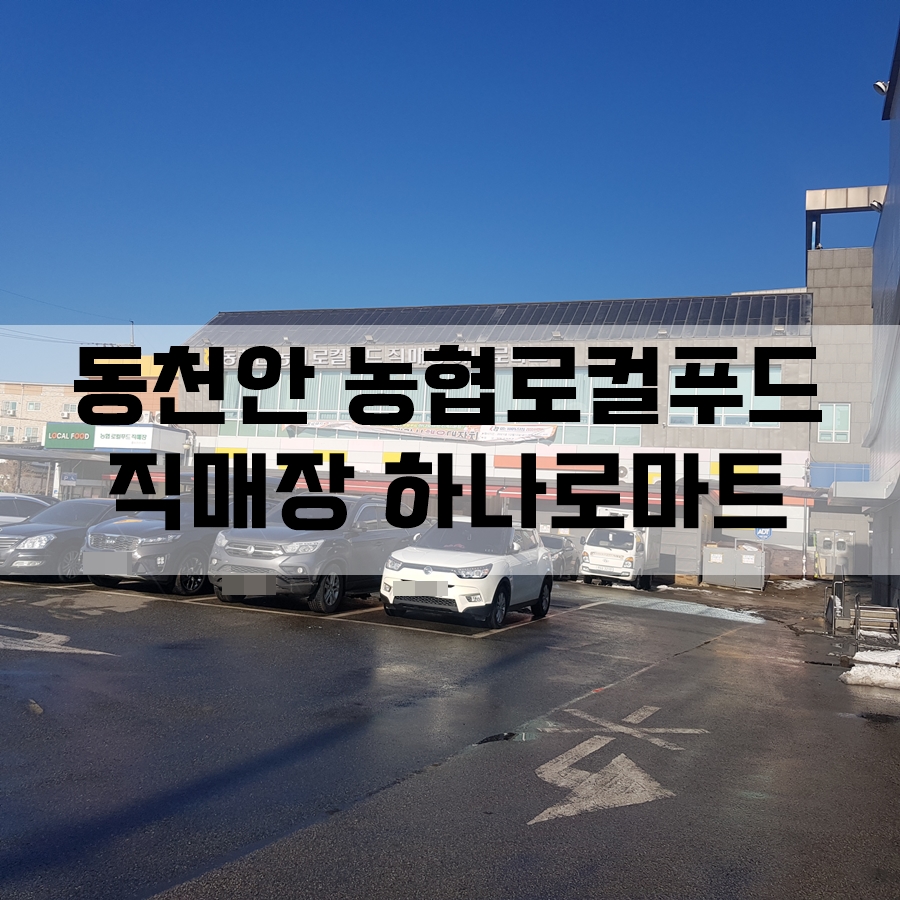 동천안농업협동조합로컬푸드직매장 이미지