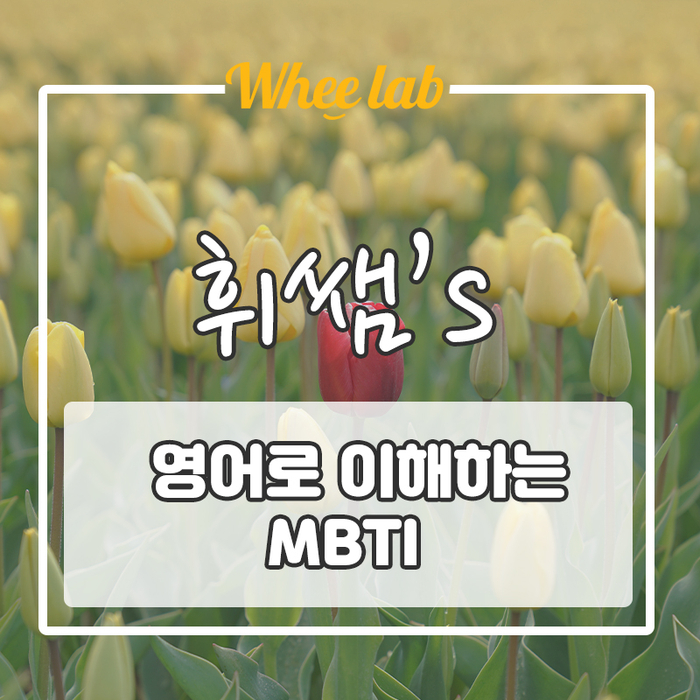 [영단어]MBTI 성격유형검사 E/I/N/S/F/T/P/J 의미 뜻 무엇일까? 제목없음