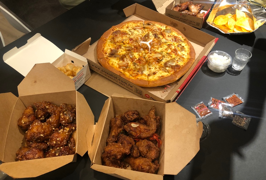 마라치킨피자 이미지