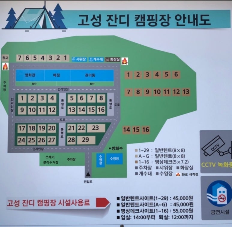 고성잔디캠핑장 이미지