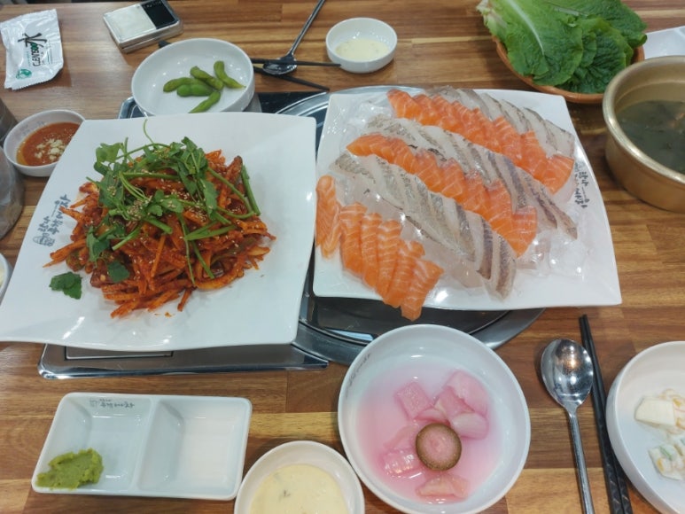 어시장 활어회 이미지