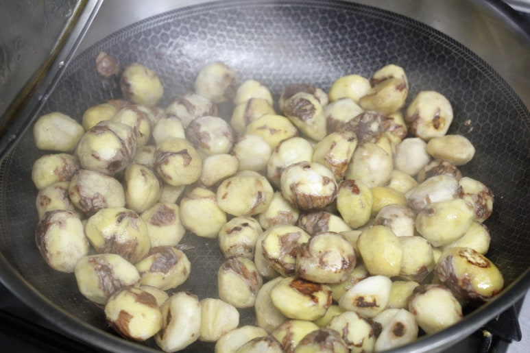 깐밤 맛있게 삶는 법 알려드려요! : 네이버 블로그