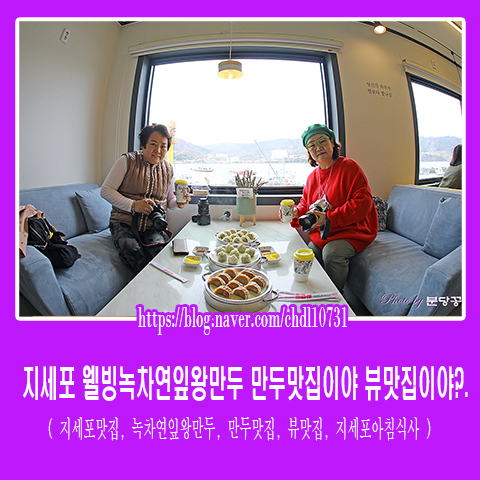 웰빙 녹차연잎 왕만두 이미지